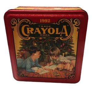 1992 Crayola Colorful Holiday Wishes Collectible Empty